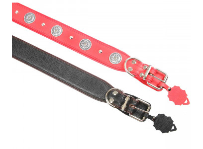 Ошейник Для Собак Dogger (Доггер) 35мм Расширенный Подвернутый Фурнитура Цветной О351400ц