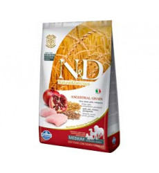 Сухой Корм Farmina (Фармина) Для Собак Средних Пород Курица и Гранат Низкозерновой Natural & Delicious Low Grain Adult MEDIUM Dog Chicken & Pomegranate 12кг