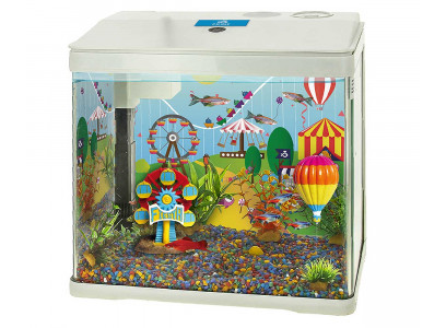 Аквариум Prime (Прайм) 15л 31,5*19,5*29 см Белый Полный Комплект Парк Развлечений Рr-987205
