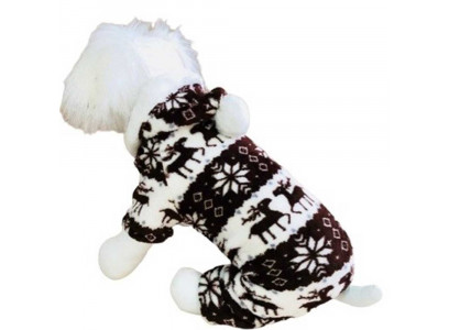 Комбинезон Для Собак Карликовых и Мелких Пород Алтай S Плюш Шоколад Pet Fashion (Пет Фешн) Универсал