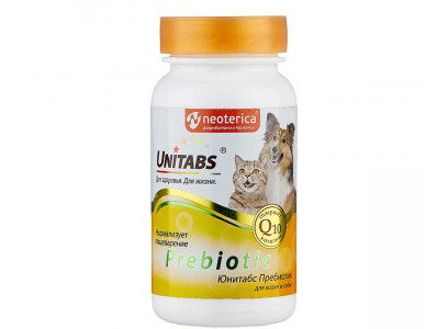 Unitabs (Юнитабс) Prebiotic Витамины Для Кошек и Собак 100таб U310