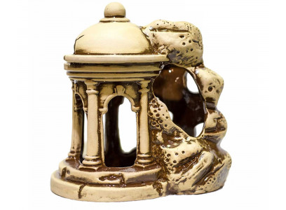 Грот Для Аквариума Беседка в Скале 11,5*8,5*12см Керамика Аква Лого Gg-809862