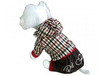 Дождевик Для Собак Карликовых и Мелких Пород Pet Fashion 10 Шоколад Pet Fashion (Пет Фешн) Универсал 