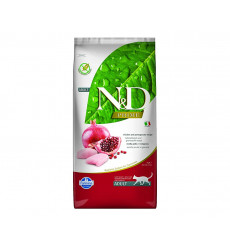 Сухой Корм Farmina N&D (Фармина) Для Кошек Курица и Гранат Беззерновой Natural & Delicious Grain Free Adult Cat Chicken & Pomegranate 5кг