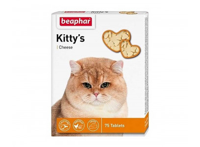 Beaphar (Беафар) Kitty’s Cheese Сыр Мышки Кормовая Добавка Для Кошек 75шт 12511 