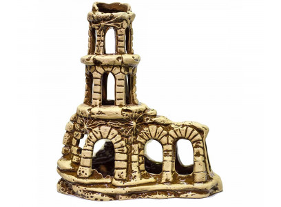 Грот Для Аквариума Колокольня 24*13*28см Керамика Аква Лого Gg-809459