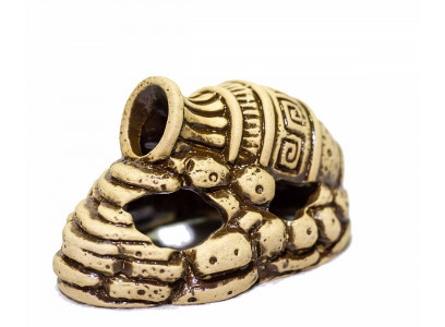 Грот Для Аквариума Кувшин На Гальке 10*7*6см Керамика Аква Лого Gg-809930