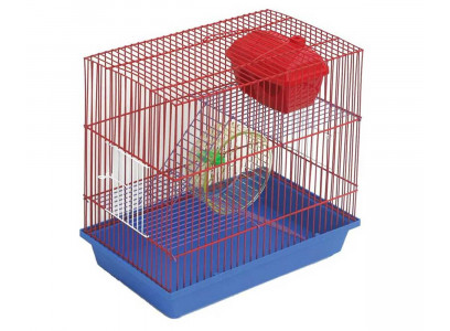 Клетка Для Грызунов ЗооМарк 35*28*37см 3-х Этажная Комплект 135