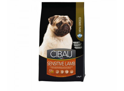 Сухой Корм Farmina (Фармина) Для Собак Мелких Пород с Чувствительным Пищеварением Ягненок Cibau Adult Mini Breed Sensitive Lamb 2,5кг 