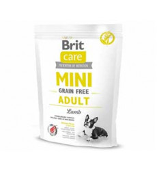 Сухой Корм Brit (Брит) Для Собак Мелких Пород Ягненок Беззерновой Care MINI Adult Lamb Grain Free 400г