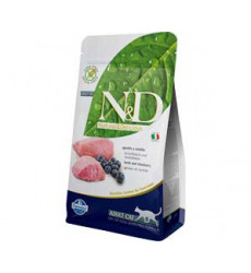 Сухой Корм Farmina (Фармина) Для Кошек Ягненок и Голубика Беззерновой Natural & Delicious Grain Free Adult Cat Lamb & Blueberry 5кг
