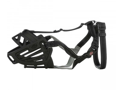 Намордник Для Собак Trixie (Трикси) Силикон XL Черный Muzzle Flex 17616