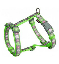 Шлейка Для Собак Trixie (Трикси) Blooms XXS-Xs 25-35см/10мм Зеленый 15623