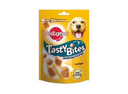 Лакомство Для Собак Pedigree (Педигри) Ароматные Кусочки Курица Tasty Bites 130г (1*6)