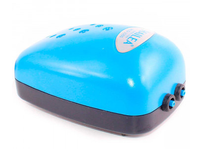 Компрессор Для Аквариума Hailea АCO-2205 2*132л/ч 5Вт с Регулятором Двухканальный 
 