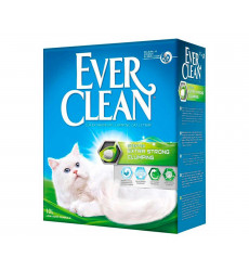 Наполнитель Для Кошачьего Туалета Ever Clean Extra Strong Clumping Scented с Ароматизатором Зеленая Полоска Комкующийся 10л