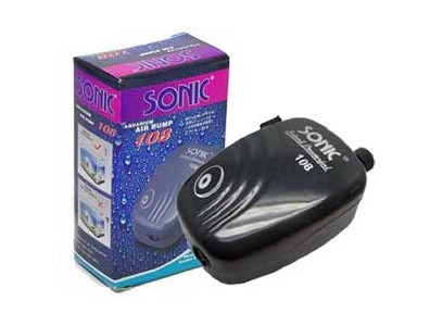 Компрессор Для Аквариума Jebo Sonic-108 1,2Вт 90л/ч Одноканальный
 