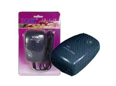 Компрессор Для Аквариума Jebo Sonic-188 2,5Вт 2*150л/ч Двухканальный 