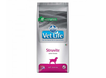 Лечебный Сухой Корм Farmina (Фармина) Для Собак При МКБ Vet Life Canine Struvite 2кг 