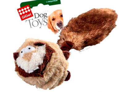 Игрушка Для Собак Gigwi (Гигви) Барсук с 2-Пищалками 26см 75106