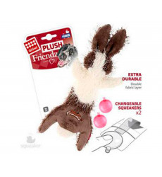 Игрушка Для Собак Gigwi (Гигви) Заяц Шкурка с Пищалкой 47см 75353