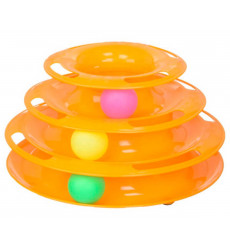 Игрушка Интерактивная Для Кошек 25*13см Трэк Мячики 3-Яруса