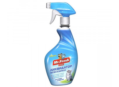 Спрей Ликвидатор Пятен и Запаха Для Кошек Mr.Fresh (Мистер Фреш) Expert 3 В 1 500мл F403