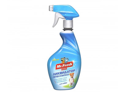 Спрей Ликвидатор Пятен и Запаха Для Собак Mr.Fresh (Мистер Фреш) Expert 3 В 1 500мл F404