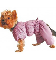 Комбинезон Для Собак Мелких Пород Тузик Синтепон и Вельбоа №1 Девочка