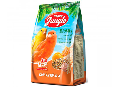Корм Для Канареек Happy Jungle 500г J107