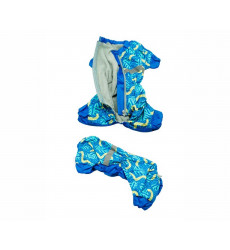 Комбинезон Для Собак Породы Такса Кроличья и Пекинес 35см Флис Зоофортуна Мальчик 617735