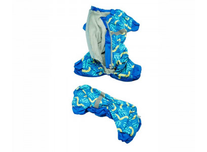 Комбинезон Для Собак Породы Такса Кроличья и Пекинес 35см Флис Зоофортуна Мальчик 617735