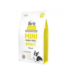 Сухой Корм Brit (Брит) Для Собак Мелких Пород Ягненок Беззерновой Гипоаллергенный Care Dog Mini Adult 2кг