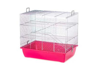 Клетка Для Грызунов Inter Zoo (Интер-Зоо) 50*33*45,5см Pinky III Металл Цинк G316