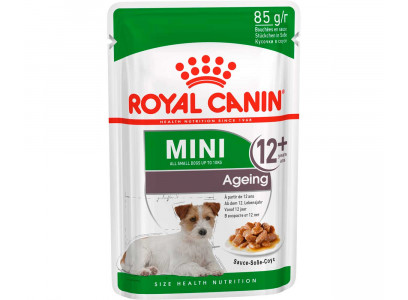 Влажный Корм Royal Canin (Роял Канин) Для Пожилых Собак Мелких Пород Старше 12 Лет в Соусе Mini Ageing 12+ 85г 