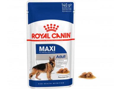 Влажный Корм Royal Canin (Роял Канин) Для Собак Крупных Пород в Соусе Maxi Adult 140г 