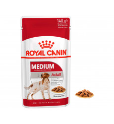 Влажный Корм Royal Canin (Роял Канин) Для Собак Средних Пород в Соусе Medium Adult 140г