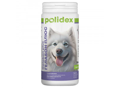 Polidex (Полидэкс) Гелабон Плюс Gelabon Plus Витамины Для Здоровья Суставов и Костей Для Собак и Щенков 300т (1т-10кг)