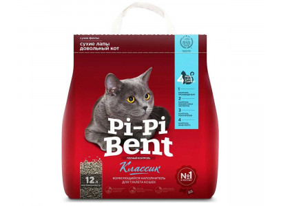 Наполнитель Для Кошачьего Туалета Pi-Pi-Bent Классик 5кг (1*4) 