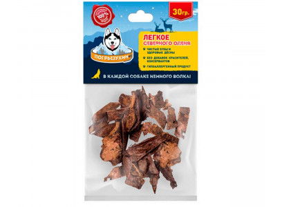 Лакомство Для Собак Погрызухин Легкое Северного Оленя 30г 10018