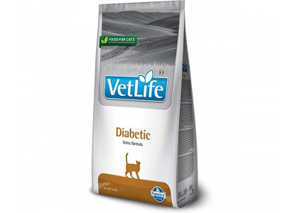 Лечебный Сухой Корм Farmina (Фармина) Для Кошек При Сахарном Диабете Vet Life Feline Diabetic 2кг 