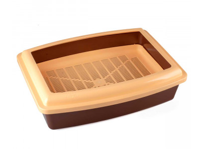 Туалет Для Кошек Вака Премиум Глубокий Полный Комплект 43*32,5*12см 