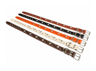 Ошейник Для Собак Брава №36 1 Слой с Подкладом Украшенный Арт069