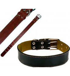 Ошейник Для Собак Брава №45 Комбинированный Кожа и Брезент Арт115