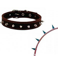 Ошейник Для Собак Брава №25 2 Слоя с Шипами Арт046