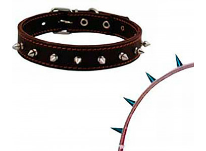 Ошейник Для Собак Брава №25 2 Слоя с Шипами Арт046