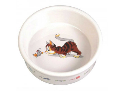 Миска Для Кошек Leonardo (Леонардо) Керамическая Кошка-Мышка 330мл Hd-Р894