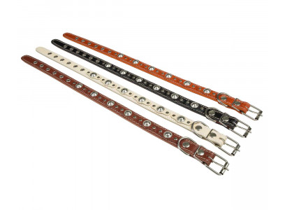 Ошейник Для Собак Брава №25 с Подкладом Украшеннный Арт050