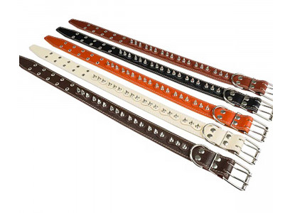 Ошейник Для Собак Брава №45 2 Слоя с Шипами Арт112