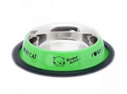 Миска Металлическая 16*3,5см 240мл Цветная Рисунок 3040 Vm-2509а